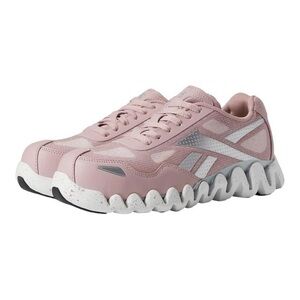 Reebok Womens Zig Pulse Pink & White Safety Shoes Size 10W New without Box